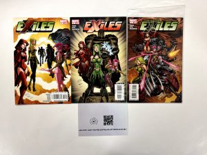3 Exiles Marvel Comic Books # 1 2 3 Avengers Defenders Spiderman Thor 63 JS15