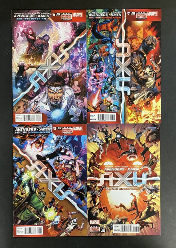 Avengers & X-Men: Axis (2014) #'s 1 2 3 4 5 6 7 8 9 Complete NM (9.4) Set