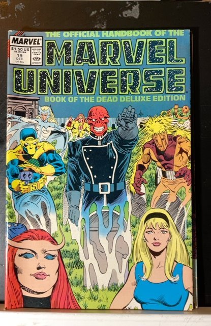 The Official Handbook of the Marvel Universe #19 Newsstand Edition (1987)