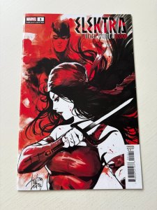 Elektra Black White & Blood # 1 NM 1st Print Variant Cover Marvel Comics 24 J279