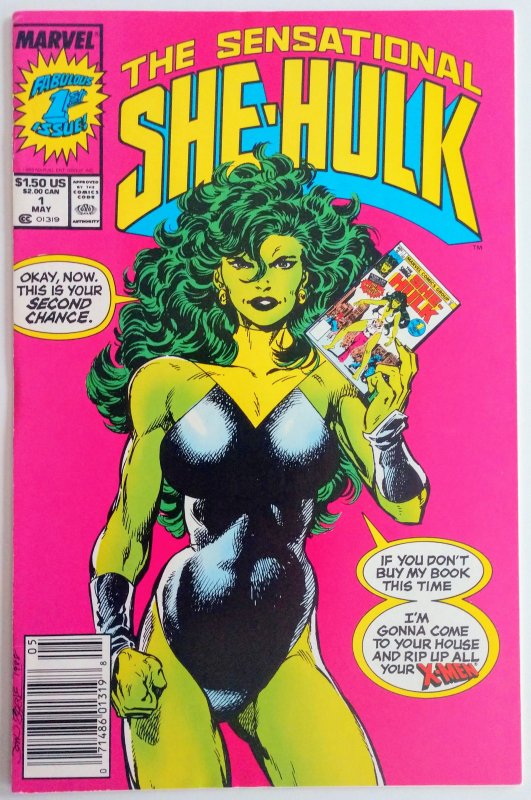 The Sensational She-Hulk #1 NEWSSTAND (VF/NM)(1989)