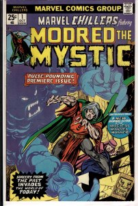 Marvel Chillers #1 (1975) Modred the Mystic [Key Issue]