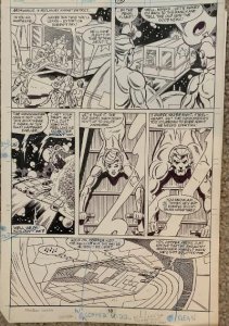 (1988) MARVEL COMICS SILVERHAWKS #6 PG 13 ORIGINAL HOWARD BENDER COMIC ART