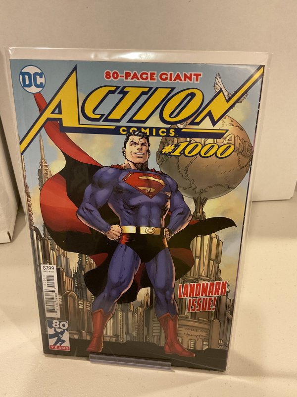 Action Comics 1000 Jim Lee Cover  9.0 (our highest grade)