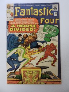 Fantastic Four #34 (1965) GD condition cover detached both staples