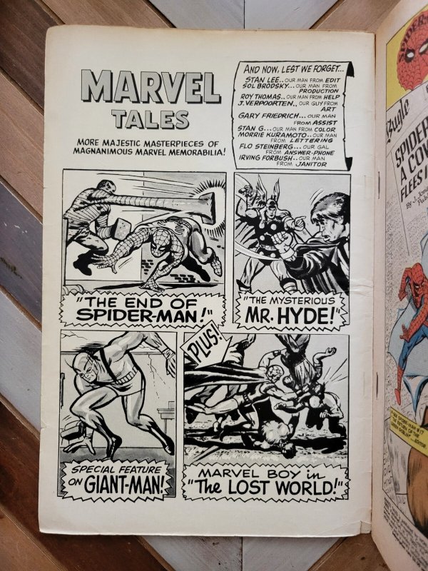Marvel Tales #13 VG (1968) SPIDER-MAN, MARVEL BOY, THOR, GIANT-MAN. Ditko Cover