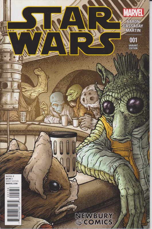 Star Wars #1 Variant Edition Newbury Comics