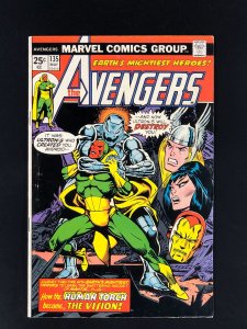 The Avengers #135 (1975) FN- Ultron App. Origin of The Vision!
