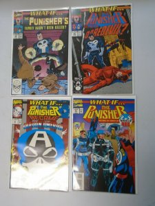 What If? lot 4 different Punisher issues 8.0 VF