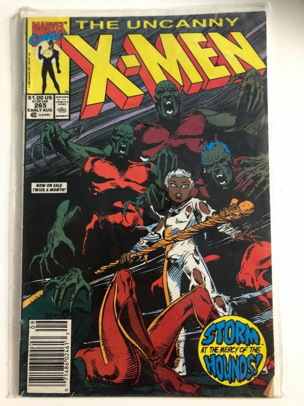 THE UNCANNY X-MEN #265 1990 MARVEL / NEWSSTAND / FN +/- CONDITION
