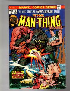 MAN THING (1974) 6 F-VF June 1974