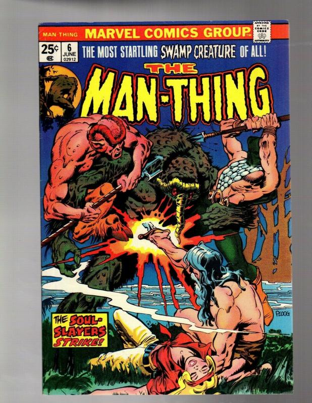 MAN THING (1974) 6 F-VF June 1974