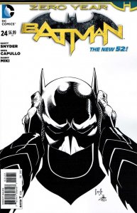 Batman (2nd Series) #24B VF/NM ; DC | New 52 Zero Year B&W Variant