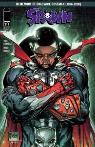Spawn (1992) #311 NM Chadwick Boseman Tribute Variant Cover B Image Comics