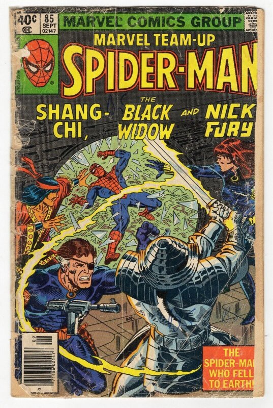 Marvel Team Up #85 VINTAGE 1979 Marvel Comics Spider-Man Black Widow Nick Fury