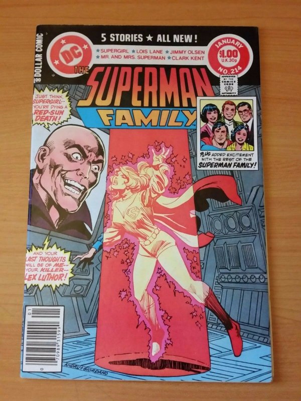 The Superman Family 214  VERY FINE - NEAR MINT NM  1982 DC COMICS