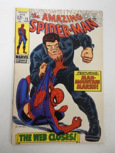 The Amazing Spider-Man #73 (1969) FN+ Condition! small moisture stains