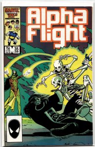 Alpha Flight #35 (1986) Alpha Flight