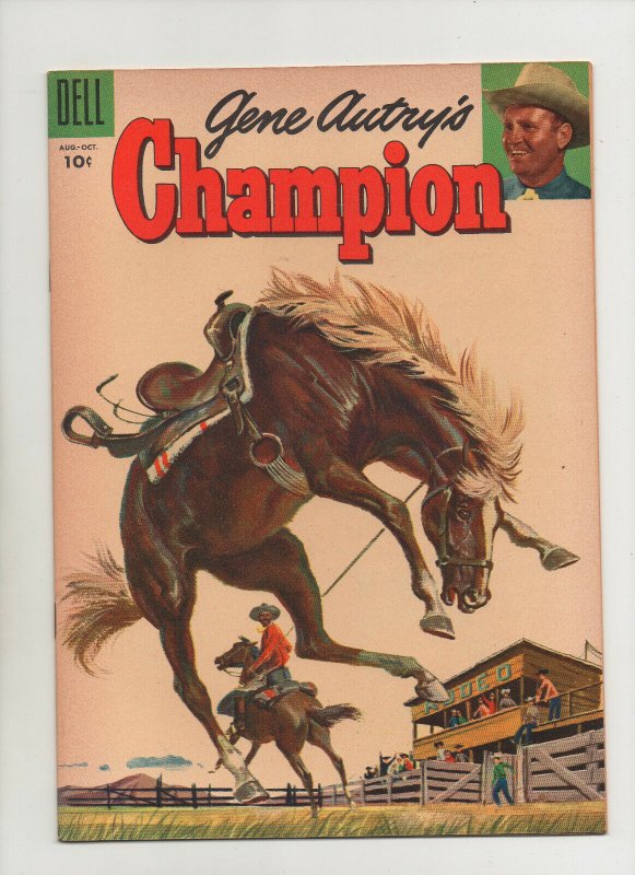 Gene Autry's Champion #19 - Painted Lassoing Cover - (Grade 9.2) 1955