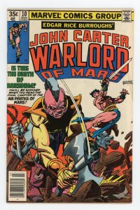 John Carter Warlord of Mars #10 Marv Wolfman Gil Kane FN
