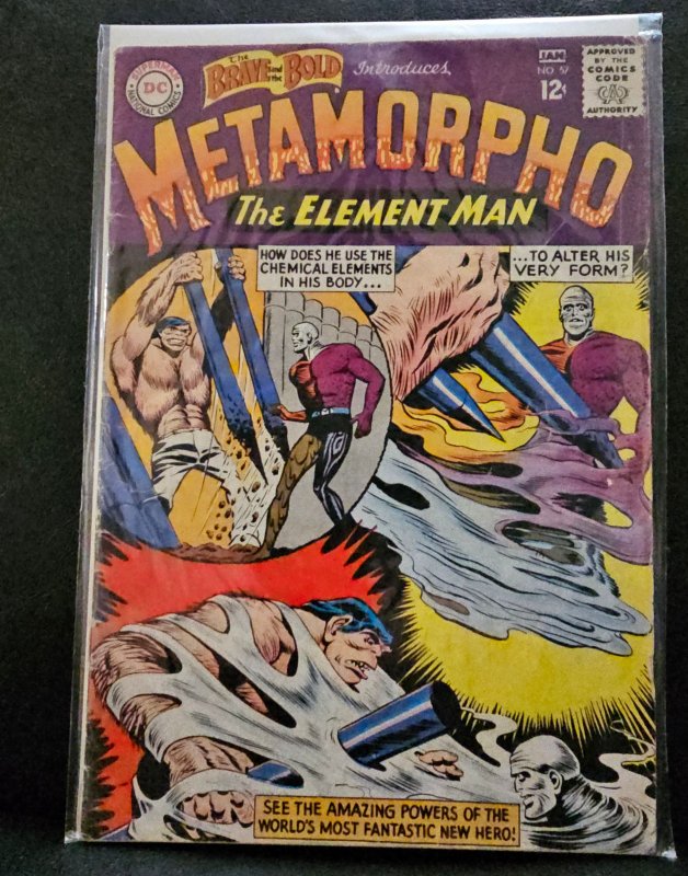 The Brave and the Bold #57 (1965) Key Issue 1st Appearance of Metamorpho
