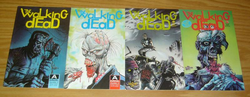 the Walking Dead #1-4 VF/NM complete series - aircel comics - zombies 2 3 set