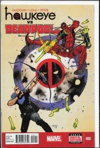 Hawkeye vs. Deadpool #0 (2014) Hawkeye [Key Issue]