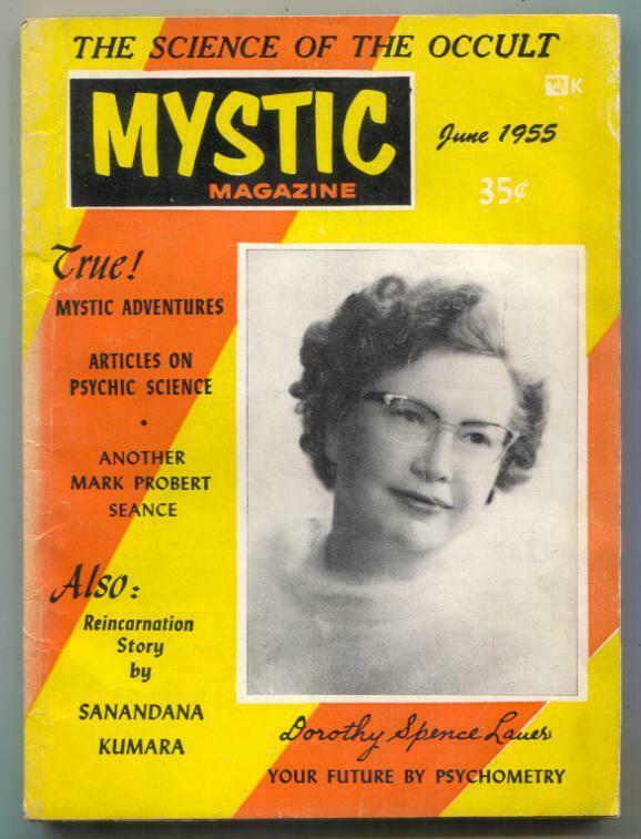 Mystic Magazine June 1955- Dorothy Spence Lauer- occult