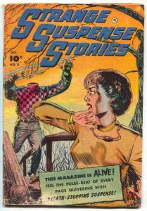 Strange Suspense Stories #3 1952-PCH-Decapitation cover! G