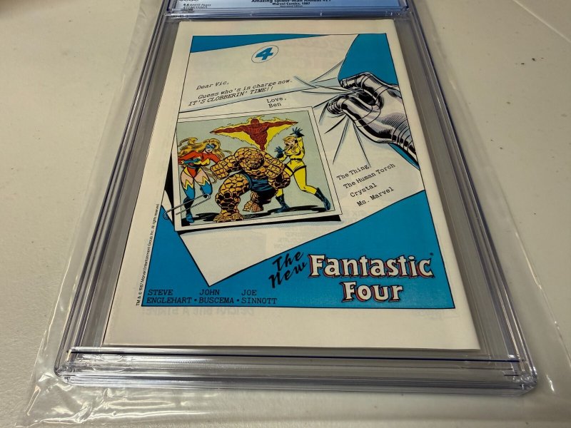 Amazing Spider-Man Annual # 21 CGC Graded 9.4 Marvel Comic Book Newsstand JH28