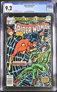 SPIDER-WOMAN #5 CGC 9.2 DAVE COCKRUM WHITE PAGES 5003