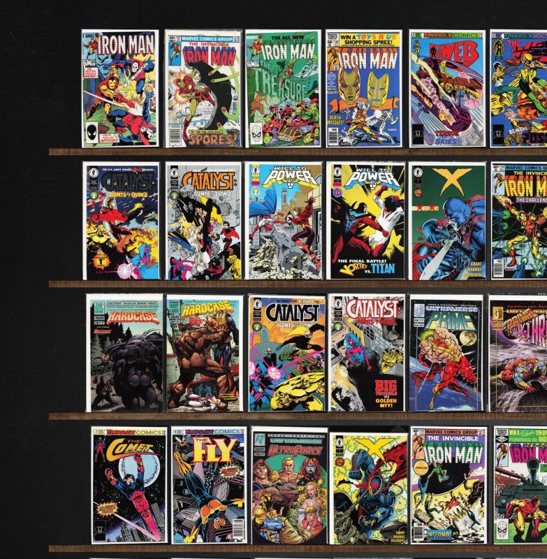 Huge Lot 150+ Comics with Iron Man, Will To Power, Prototype, Prime & More!