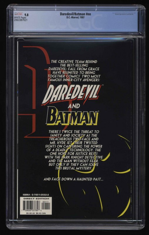 Daredevil/Batman #0 CGC NM/M 9.8 White Pages