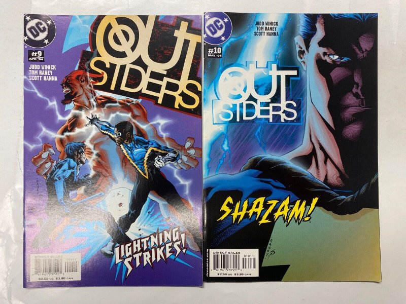 4 Outsiders DC comic books #6 7 9 10 71 KM19