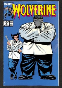 Wolverine (1988) #8 FN 6.0 Classic Grey Hulk Mr. Fixit cover!