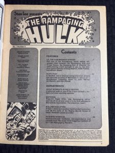 1977 THE RAMPAGING HULK Magazine #5 VG+ 4.5 Keith Pollard / Sub-Mariner