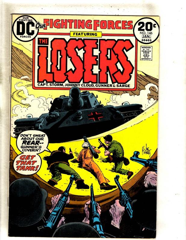Lot Of 6 Our Fighting Forces DC Comic Books # 146 147 148 149 150 151 Losers FM1