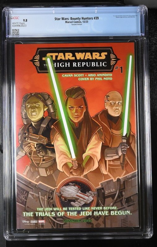 Star Wars Bounty Hunters #39 CGC 9.8 Sprouse Return of the Jedi Var Marvel 2023