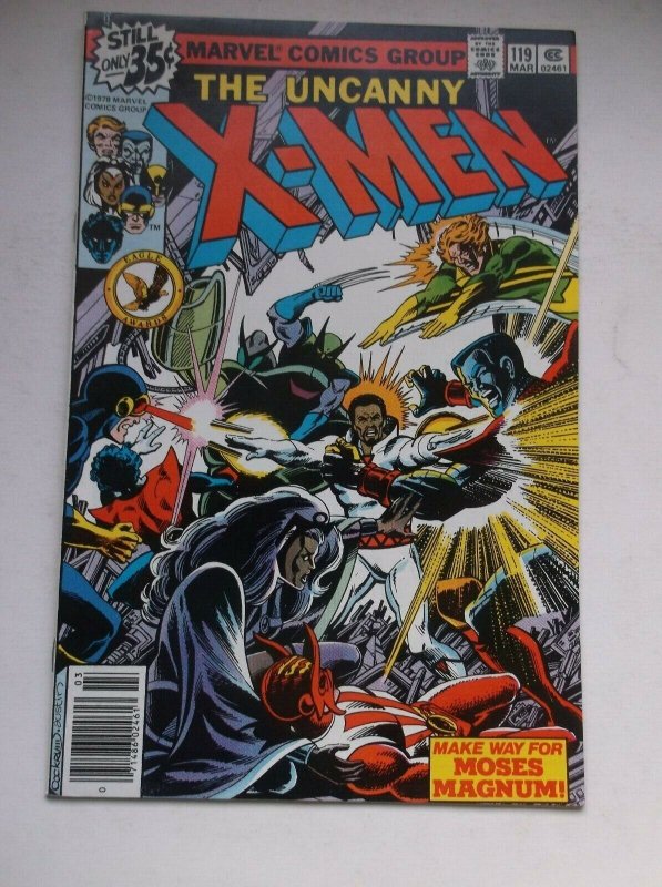 MARVEL: UNCANNY X-MEN 119, VERSUS MOSES MAGNUM, J BYRNE/T AUSTIN, 1979, NM (9.4) 