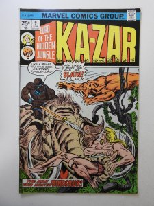 Ka-Zar #9 (1975) FN Condition!