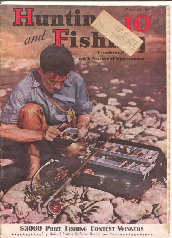 Hunting and Fishing 3/1942-WWII era issue-info-pix-ads-G