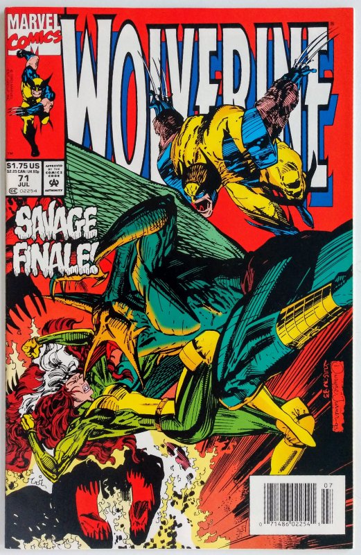 Wolverine #71 NEWSSTAND (NM)(1993)