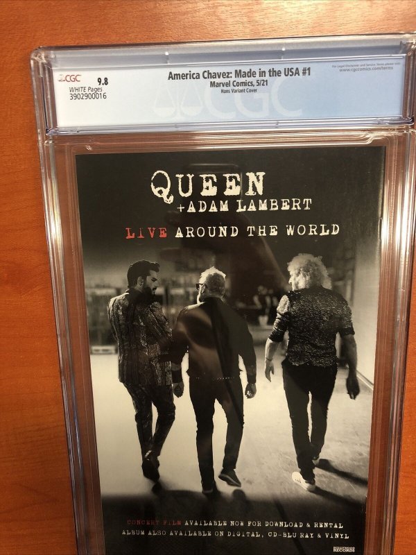 America Chavez: Made In The USA (2021) #1 (CGC 9.8 WP) Hans Variant Census 24!