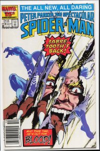 The Spectacular Spider-Man #119 Newsstand Edition (1986) Spider-Man