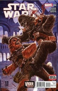 (2016) Star Wars #14 1st Print! Black Krrsantan vs Chewbacca!