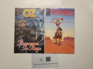 2 Caliber Comics #2 Oz + #2 Moebius 73 LP4