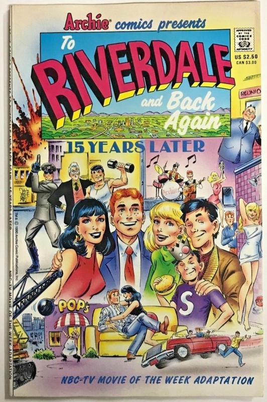 TO RIVERDALE & BACK AGAIN#1 FN 1990 JOHN BYRNE, GENE COLAN ARCHIE COMICS