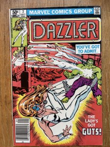 Dazzler #7 Newsstand Edition (1981)