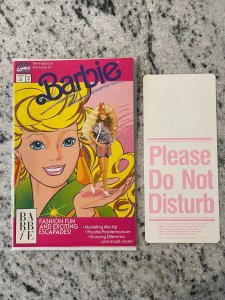 Barbie # 1 NM Marvel Comic Book With Door Hanger Un-Used New Fashion Fun RH26