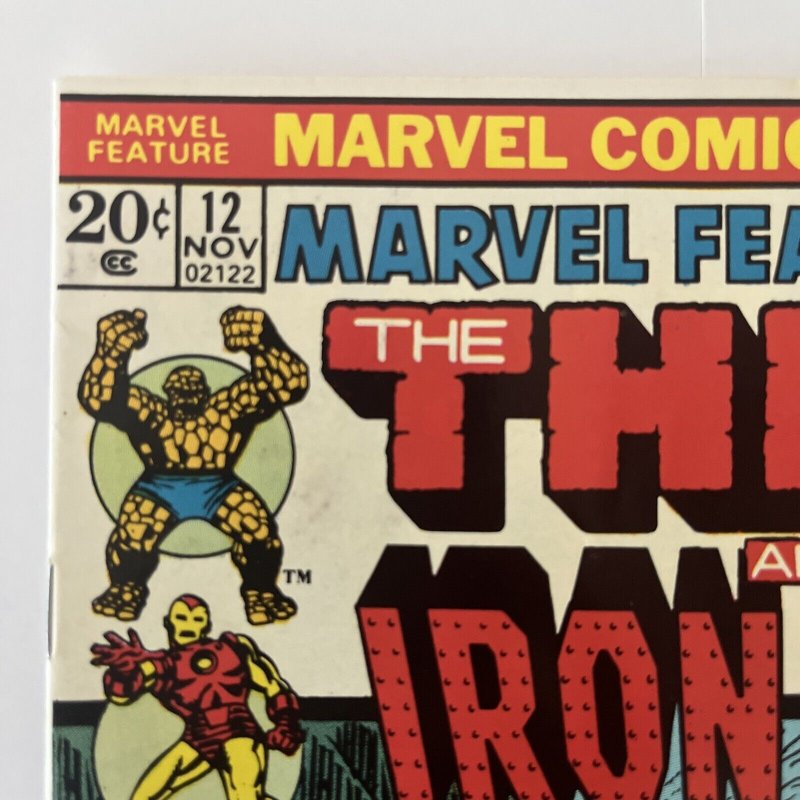 Marvel Feature #12. Marvel Two In One. #1, 2, 4, 5, 6. Lot Of 6. Keys ?? 1973